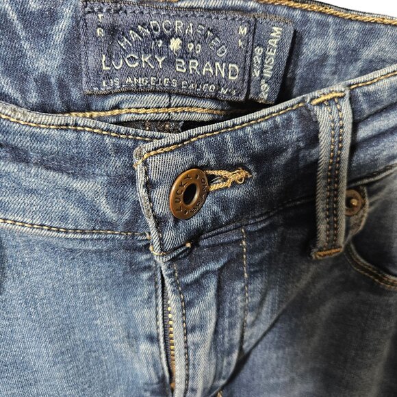 Lucky Brand Womens Brooke Legging Jeans Size 2/26 Medium Wash Denim Comfortable - Picture 2 of 7